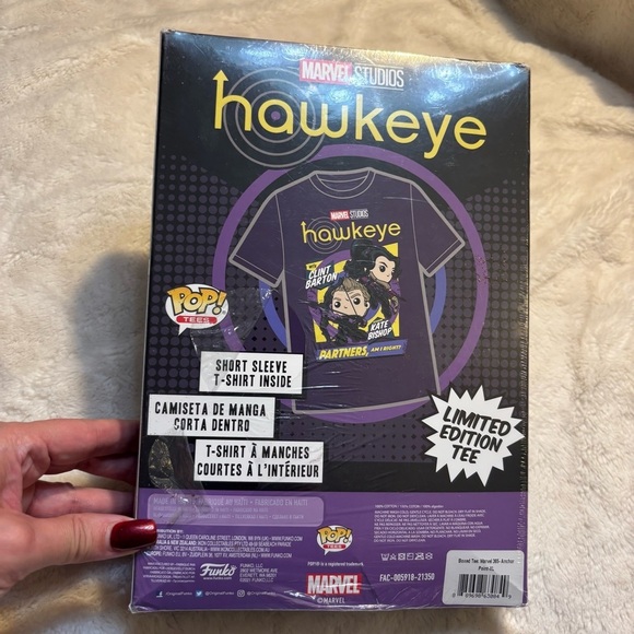 NEW Marvel Studios Hawkeye Funko Pop T-Shirt in XL Unisex - Picture 4 of 6